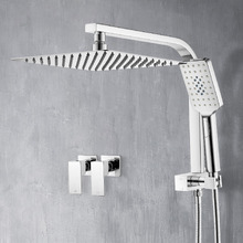 Alessandro Short Twin Shower Tap Set